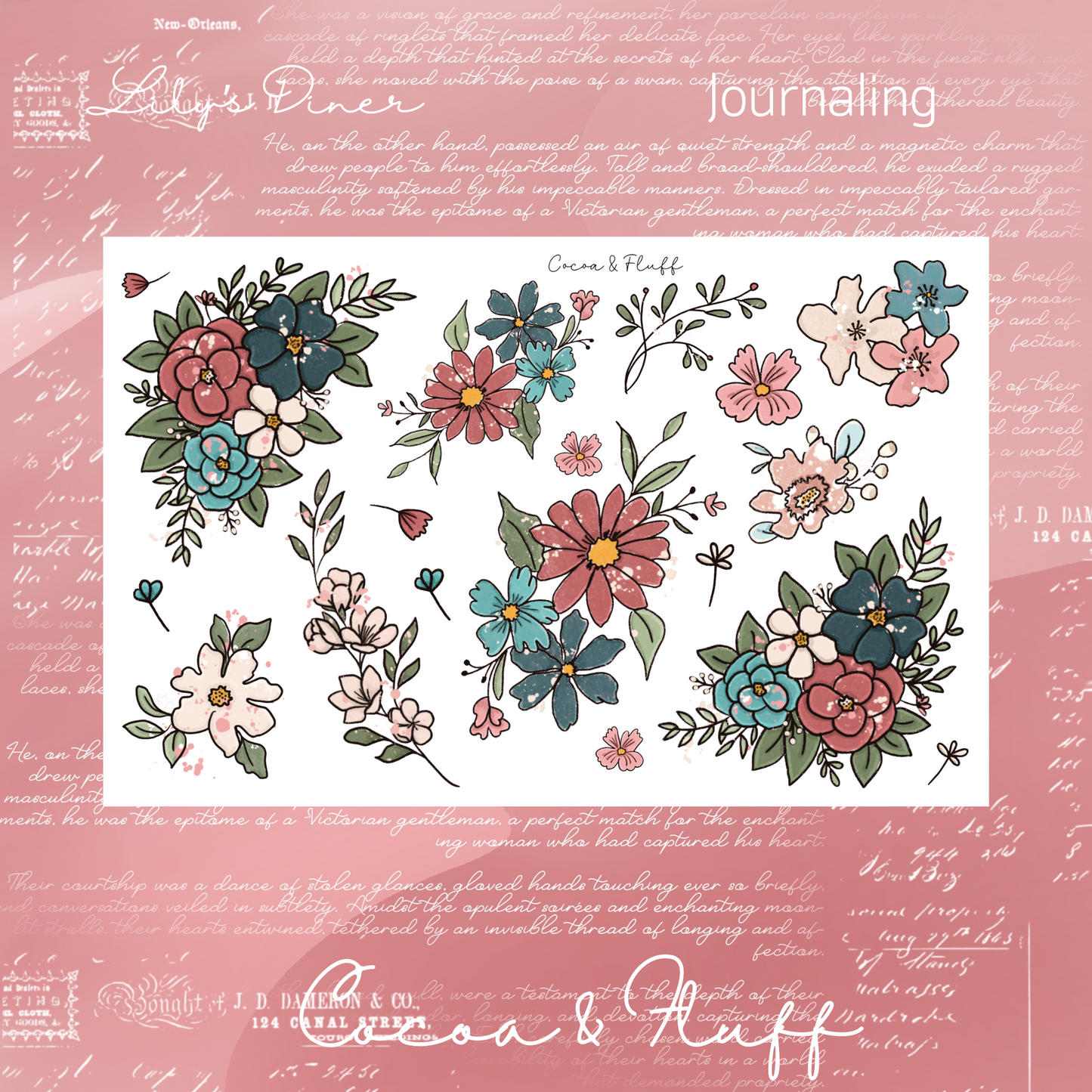 Lily's Diner Deco Journaling Kit