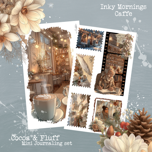 Inky Mornings Caffe Mini Journaling Collection