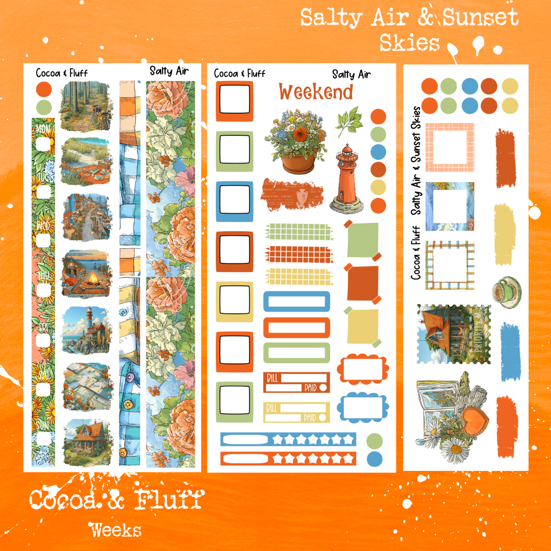 Salty Air Weeks Sized Kit