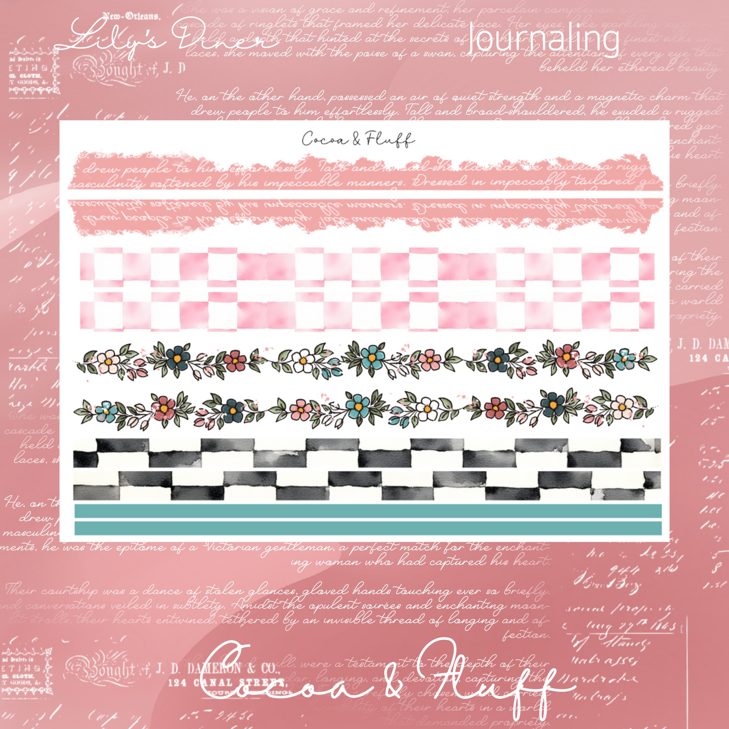 Lily's Diner Deco Journaling Kit