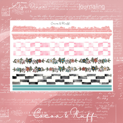 Lily's Diner Deco Journaling Kit