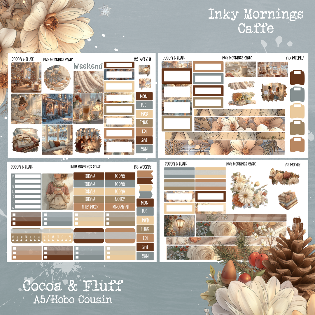 Inky Mornings Caffe A5/ Hobo Cousin