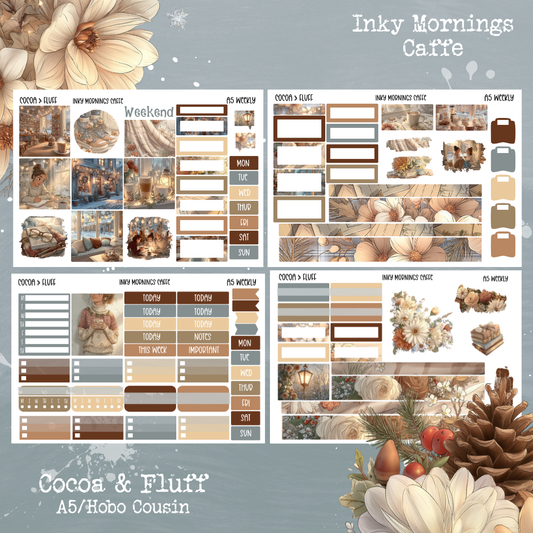 Inky Mornings Caffe A5/ Hobo Cousin