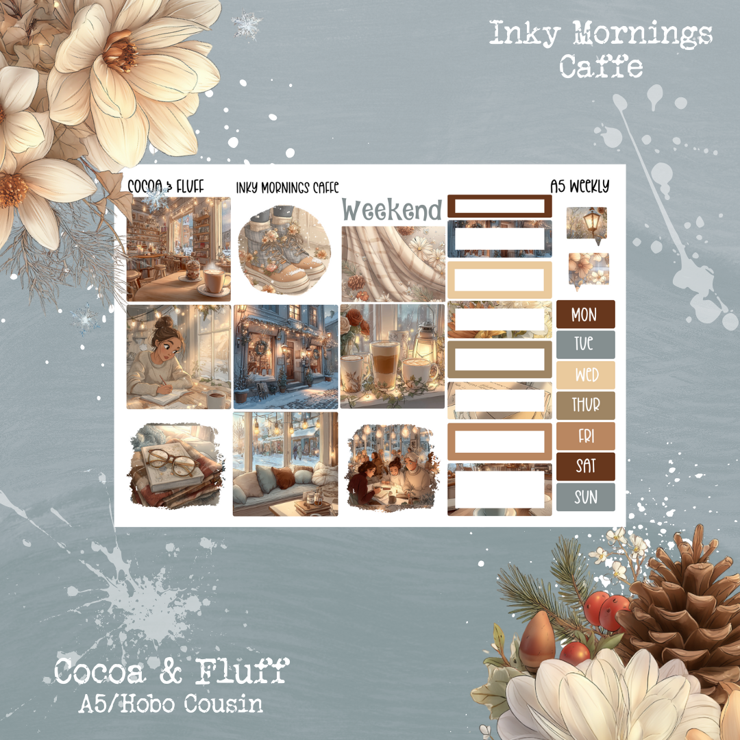 Inky Mornings Caffe A5/ Hobo Cousin