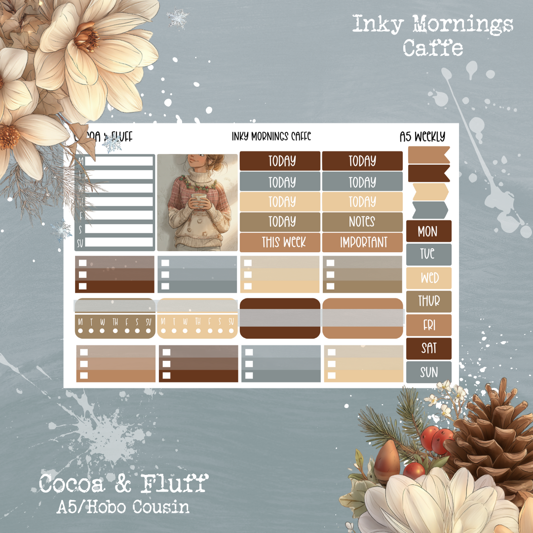 Inky Mornings Caffe A5/ Hobo Cousin