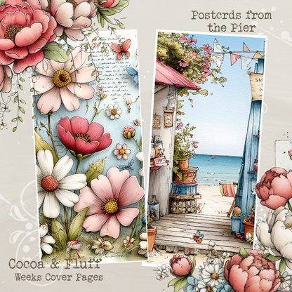 Weeks Cover Sheets - NEW ITEM - Postcards from the Pier