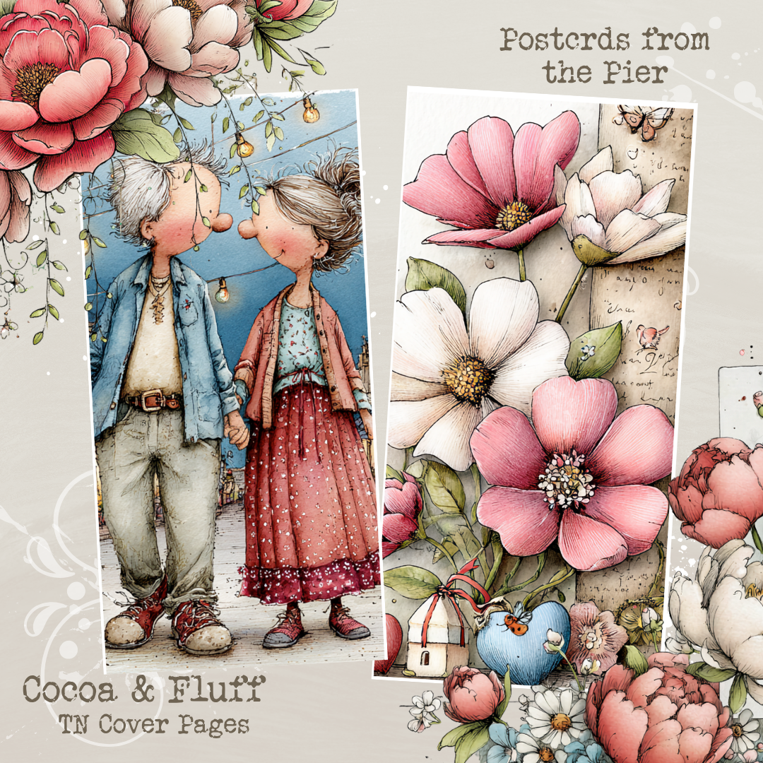 TN Cover Sheets - NEW ITEM - Postcards from The Pier