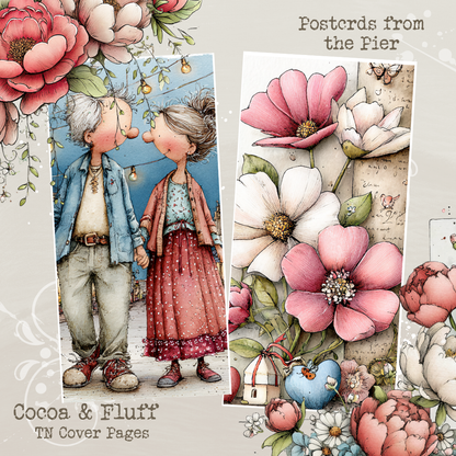TN Cover Sheets - NEW ITEM - Postcards from The Pier