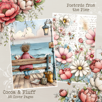 A5 Cover Sheets - NEW ITEM - Postcards from the Pier