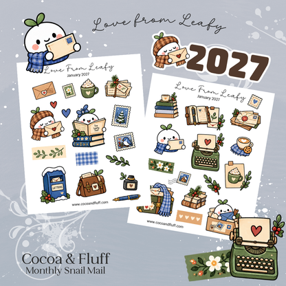 Love From Leafy Monthly Snail Mail