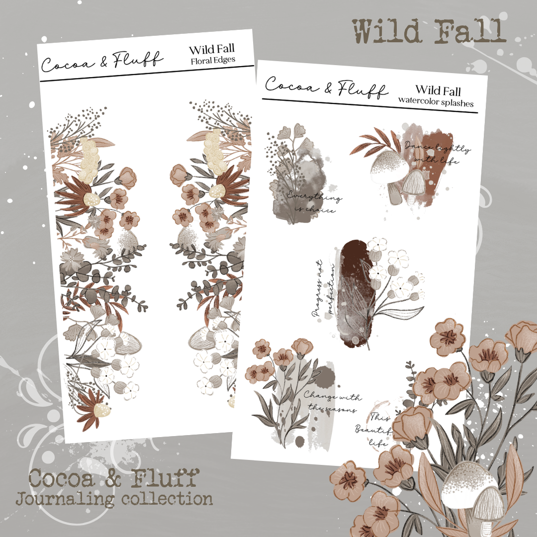 Wild Fall | 9 Page Journaling Kit