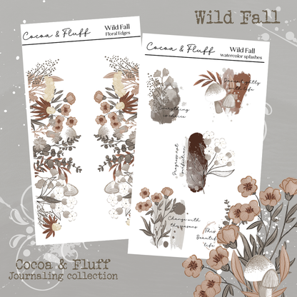 Wild Fall | 9 Page Journaling Kit