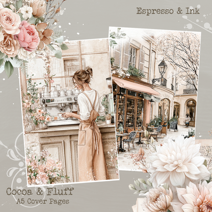 A5 Cover Sheets - NEW ITEM - Espresso & Ink