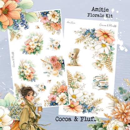 Florals Mini Journaling Kit - Amitie