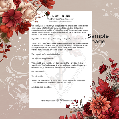 The October Society Creative Writing Adventure