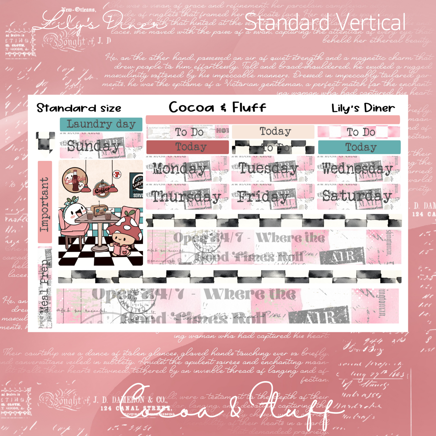 Lily's Diner Standard Vertical Mini Kit