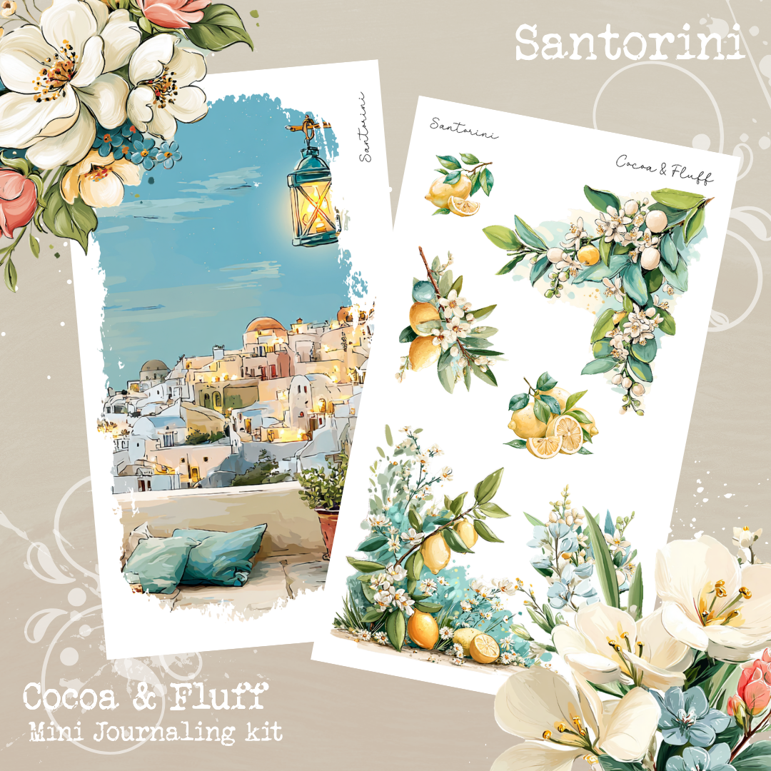 Santorini Mini Journaling kit