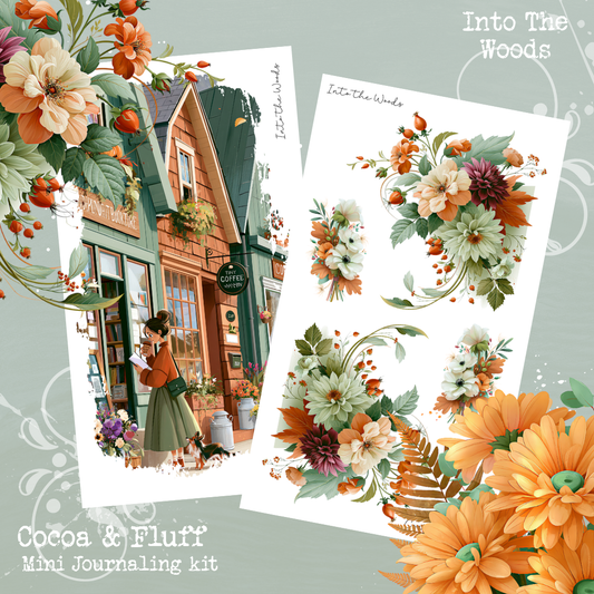 Into the Woods| 8 Page Mini Journaling Kit