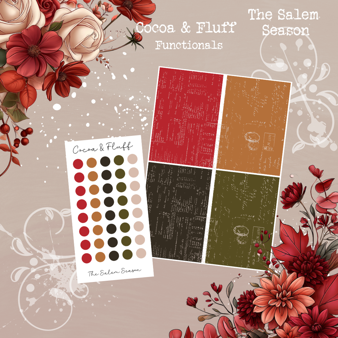 Functional Planner Stickers – The Salem Season