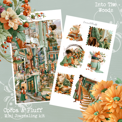 Into the Woods| 8 Page Mini Journaling Kit
