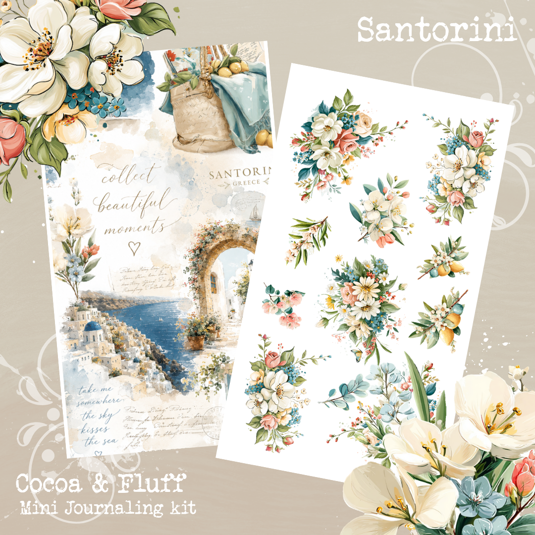 Santorini Mini Journaling kit