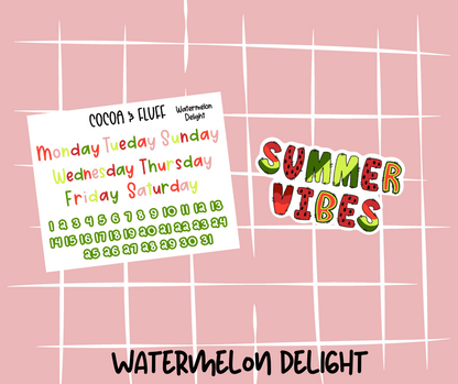 Watermelon Delight Sticker Sheet Bundle