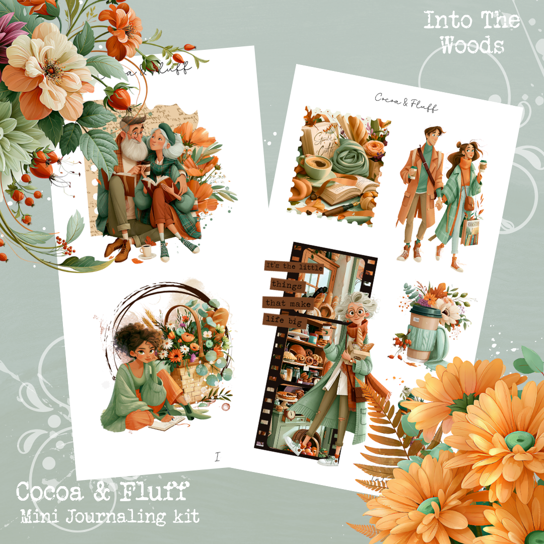 Into the Woods| 8 Page Mini Journaling Kit