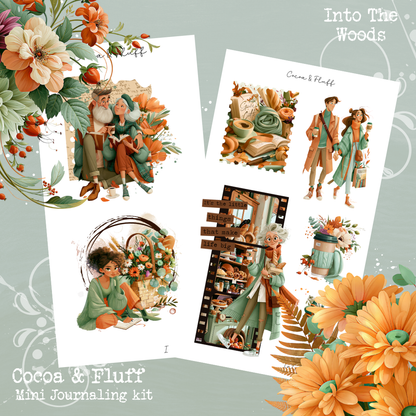 Into the Woods| 8 Page Mini Journaling Kit