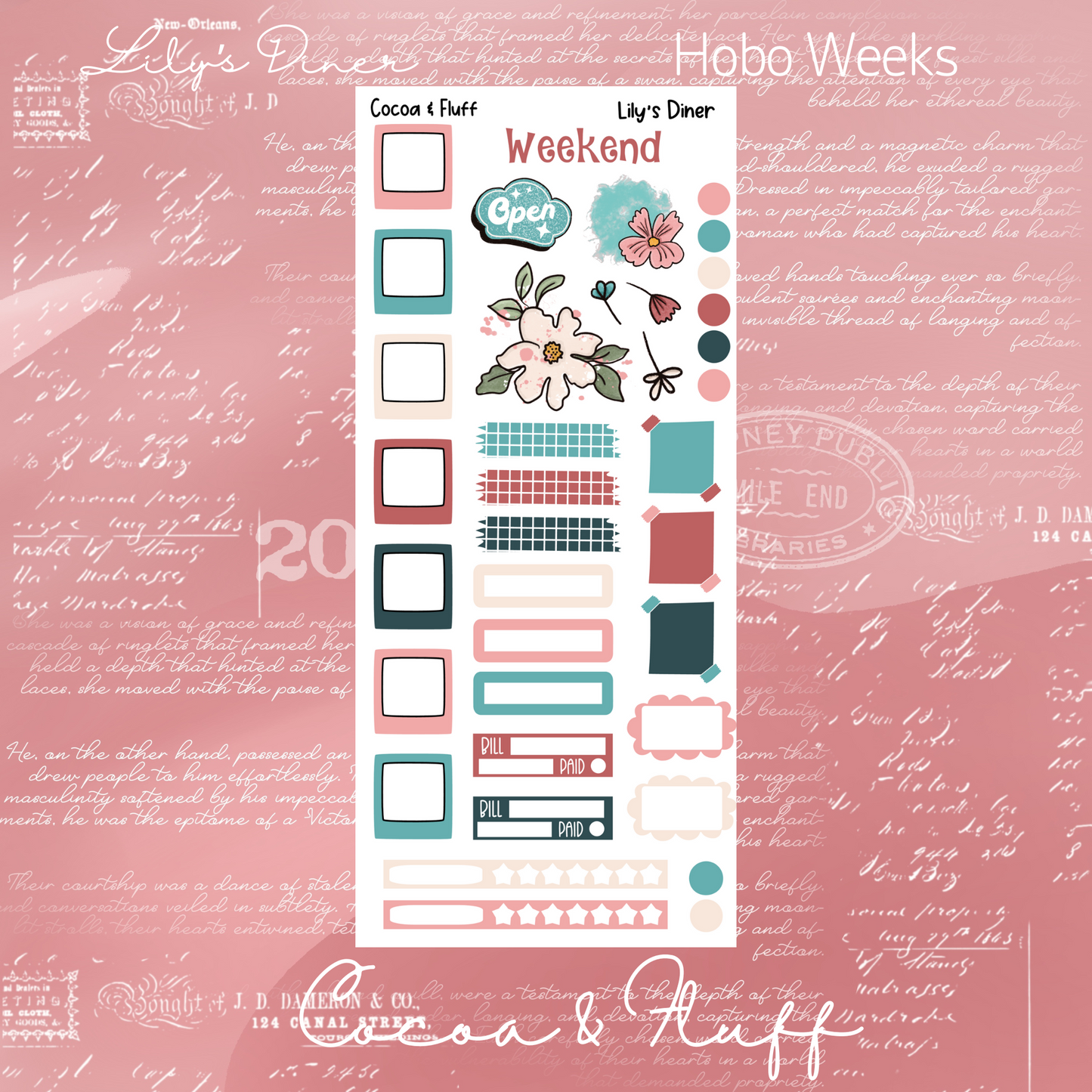 Lily's Diner Weeks