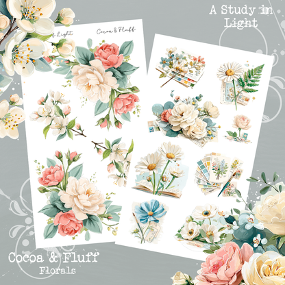 Florals Mini Journaling Kit - A Study in Light