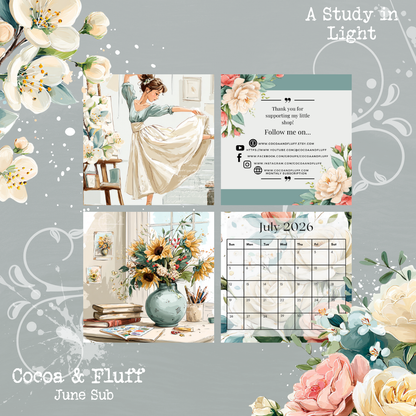 Monthly Mystery Subscription Washi Paper