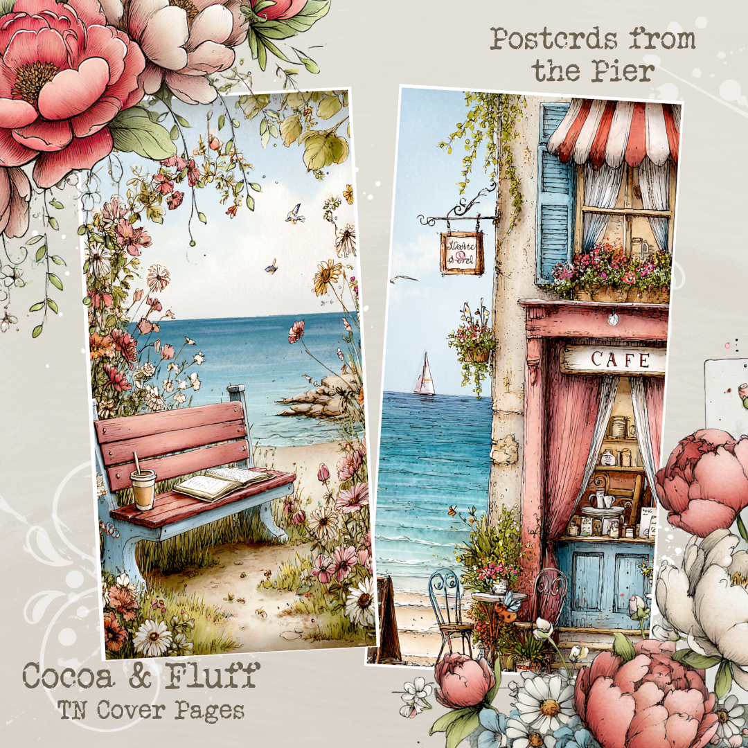 TN Cover Sheets - NEW ITEM - Postcards from The Pier