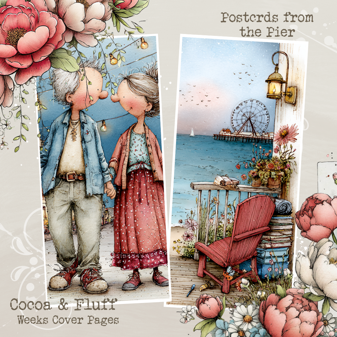 Weeks Cover Sheets - NEW ITEM - Postcards from the Pier