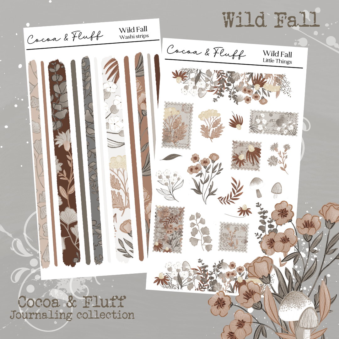 Wild Fall | 9 Page Journaling Kit