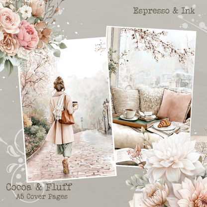 A5 Cover Sheets - NEW ITEM - Espresso & Ink