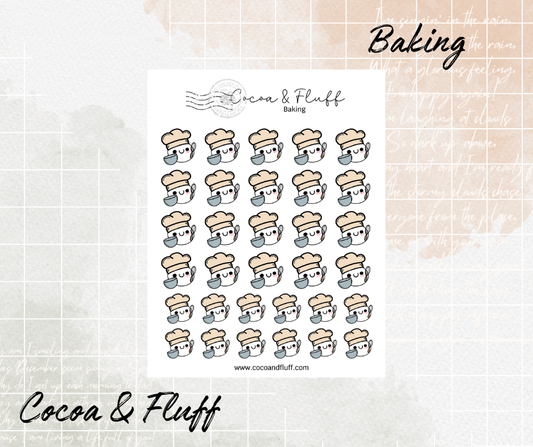 Baking Leafy Planner Icons