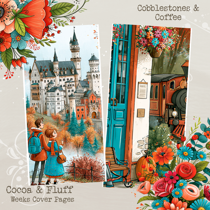Weeks Cover Sheets - NEW ITEM - Cobblestones & Coffee
