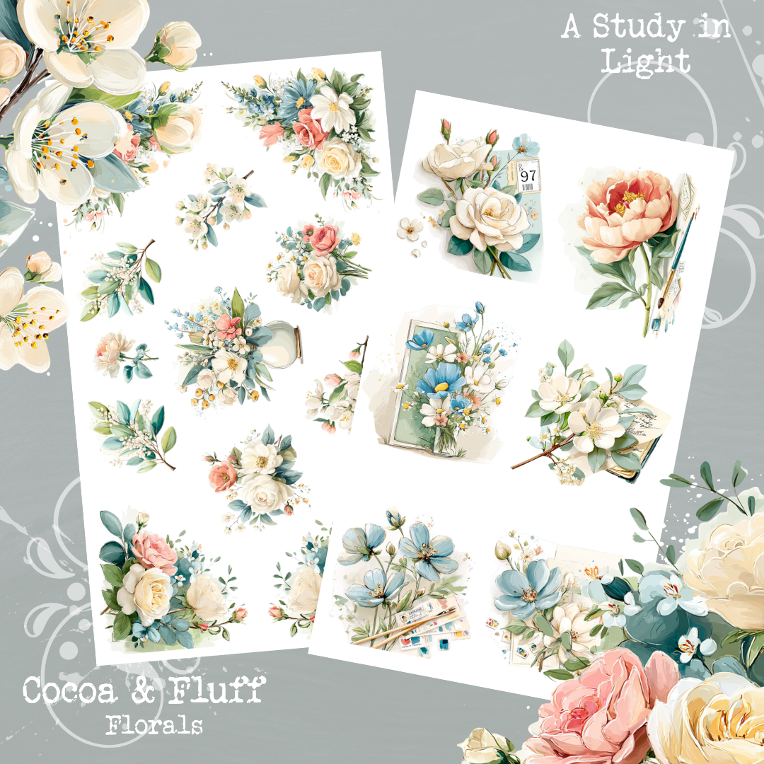 Florals Mini Journaling Kit - A Study in Light