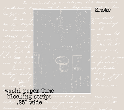Time Blocking Strips for Journals and Planners | 4-Pack Neutral Color way | Smoke, Moss, Rose & Beige | Matching Bullet Points Available