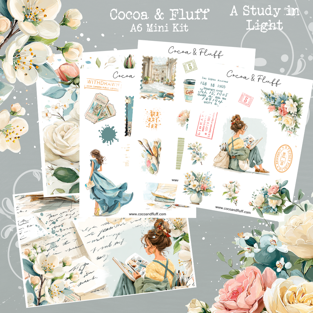 A Study in Light A6/personal size Journaling kit