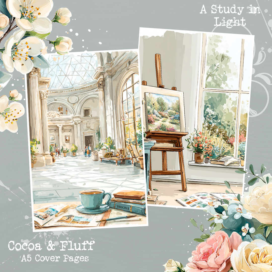 A5 Cover Sheets - NEW ITEM - A Study in Light