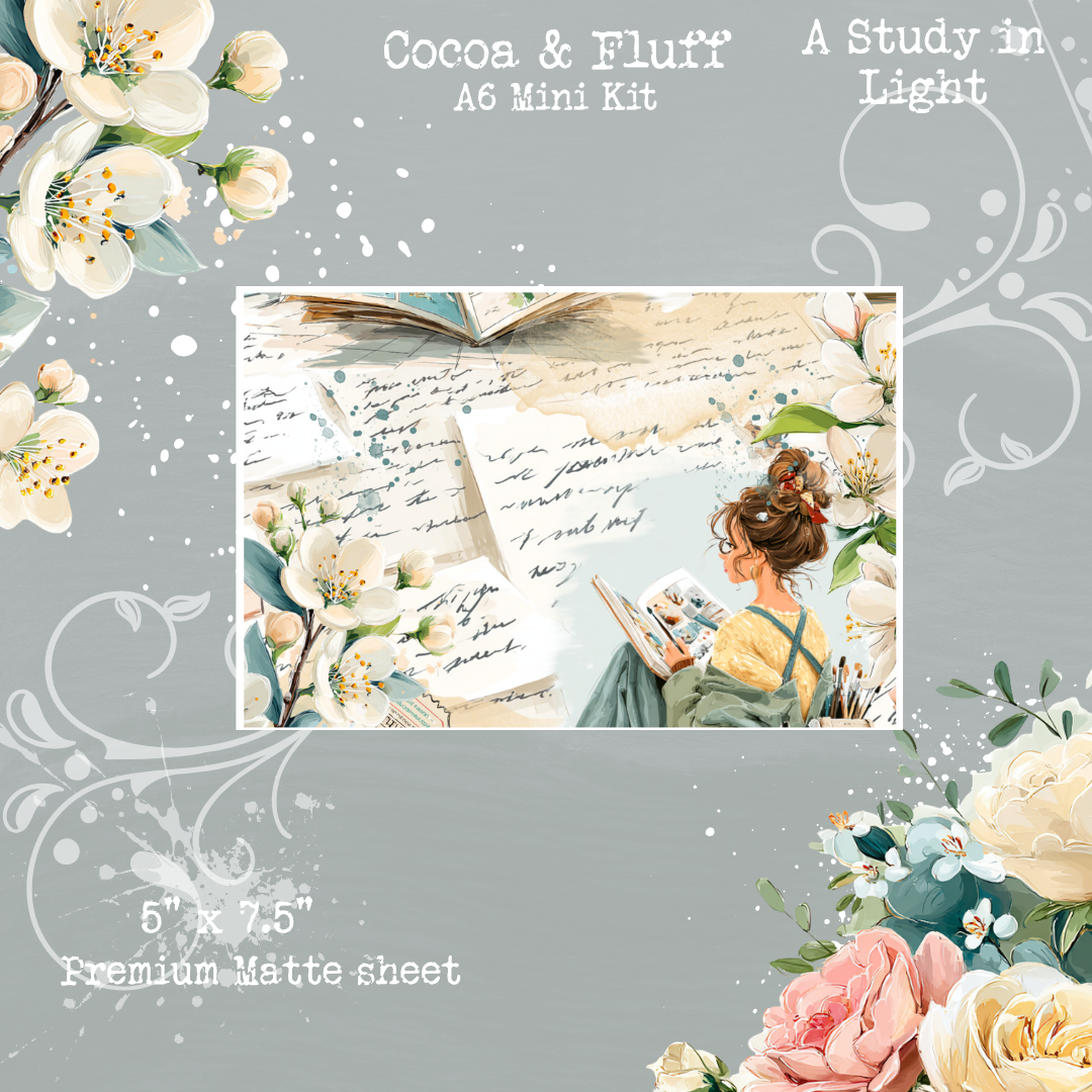 A Study in Light A6/personal size Journaling kit