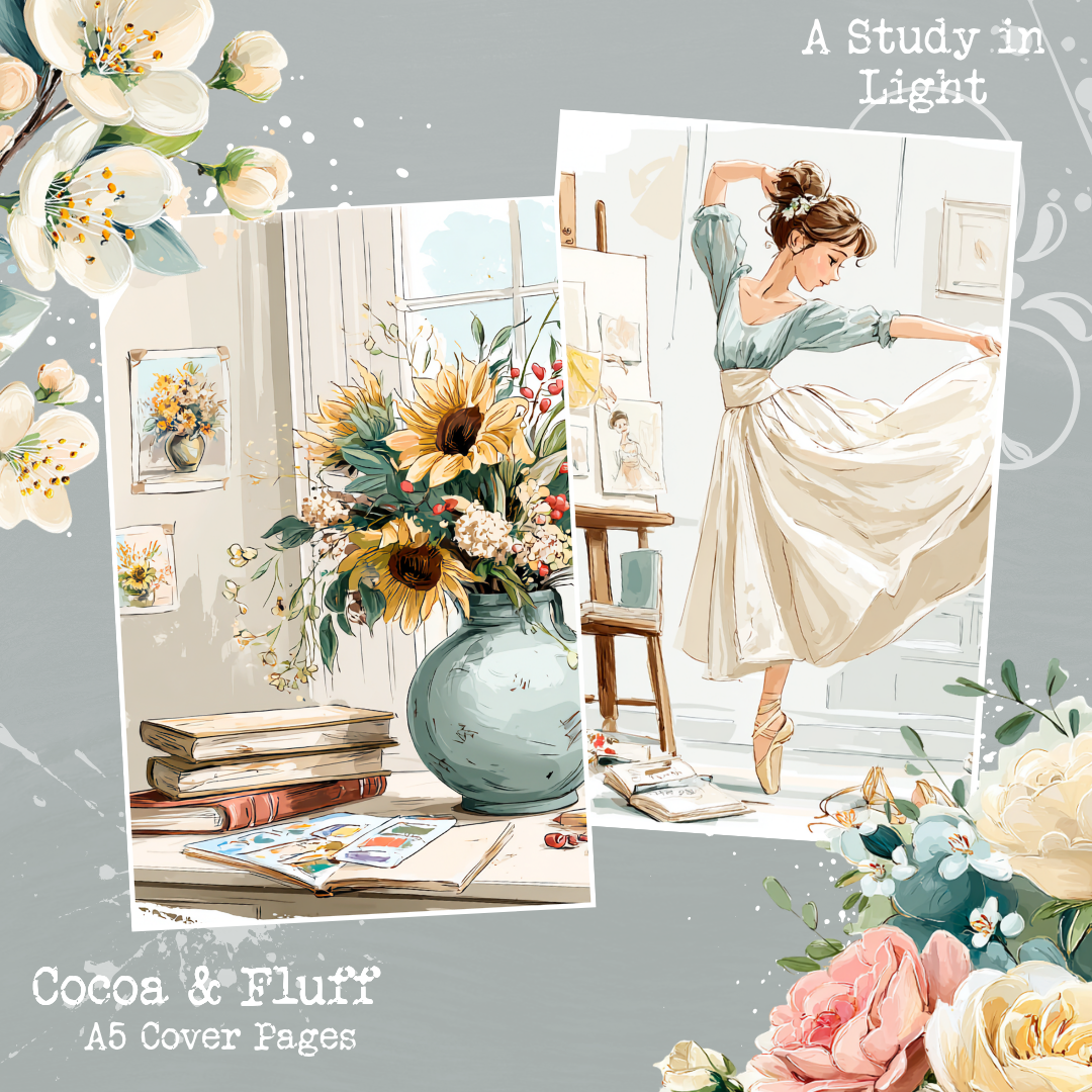 A5 Cover Sheets - NEW ITEM - A Study in Light