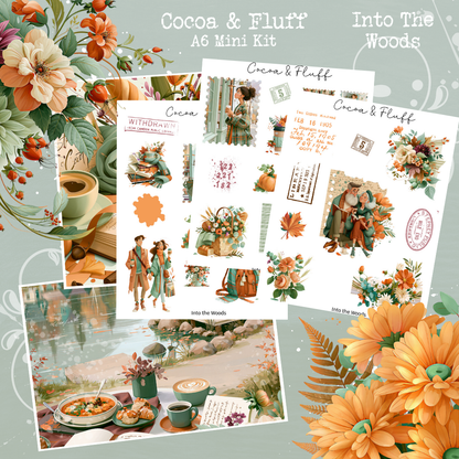 Into the Woods A6/personal size Journaling kit