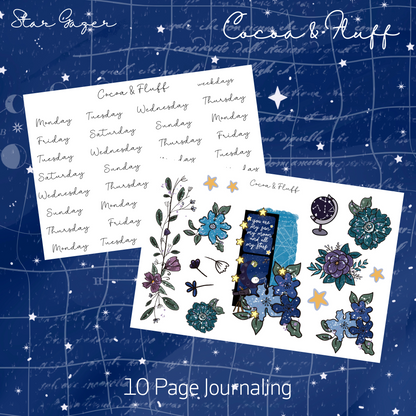 Star Gazer 10 Page Journaling Kit