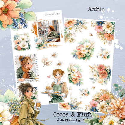 Amitié 12 Pg Journaling Kit