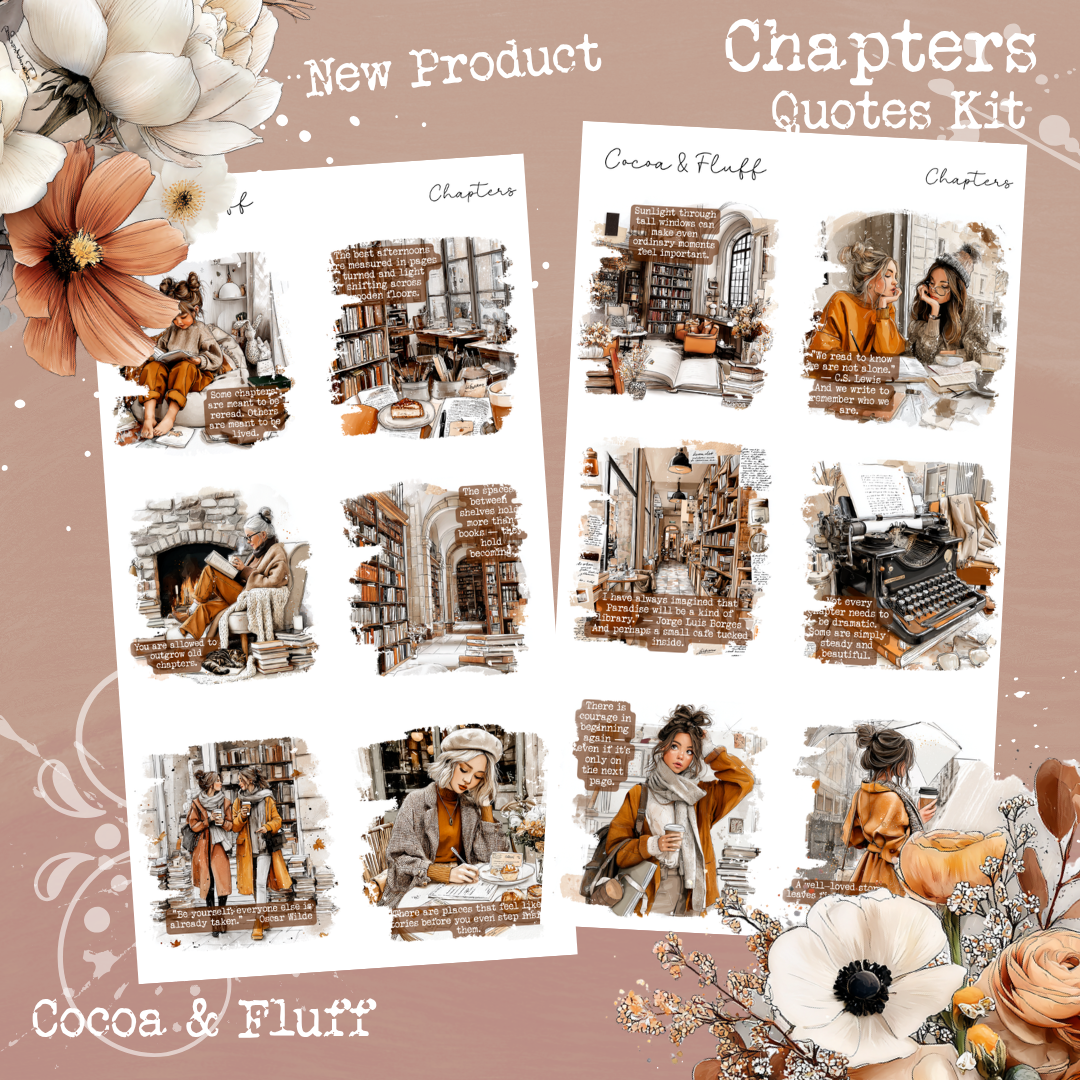 Chapters | Words & Art Sticker Kit
