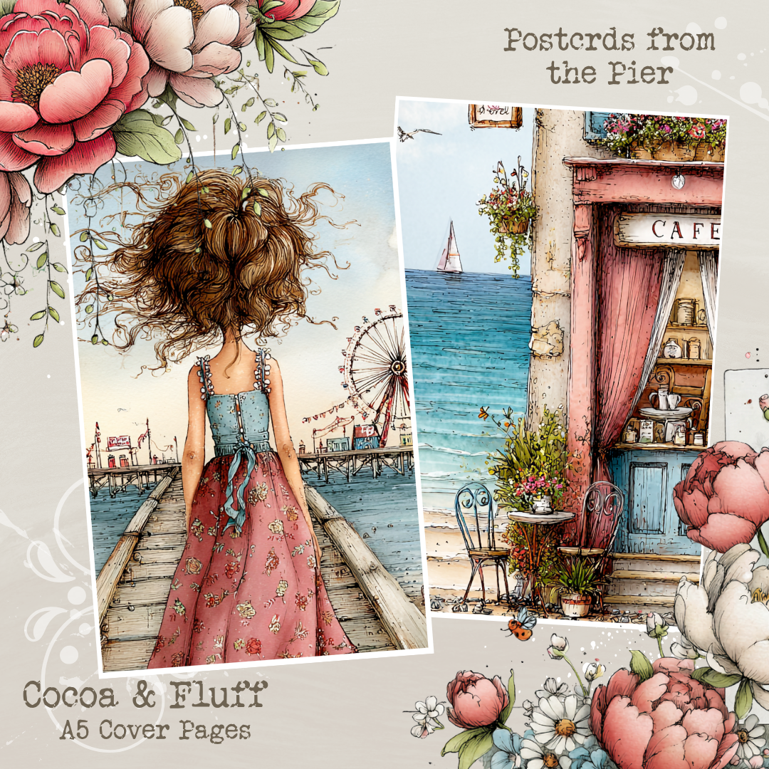 A5 Cover Sheets - NEW ITEM - Postcards from the Pier