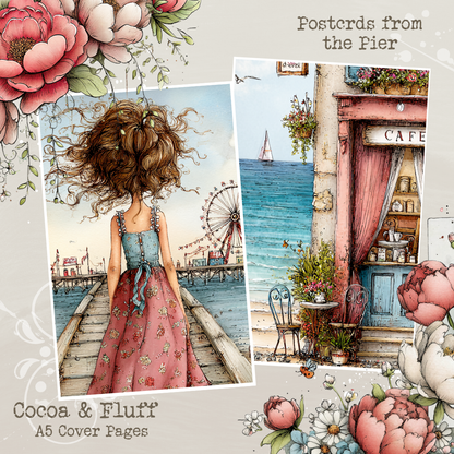 A5 Cover Sheets - NEW ITEM - Postcards from the Pier