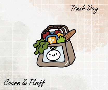Grocery Shopping Leafy Planner Icons